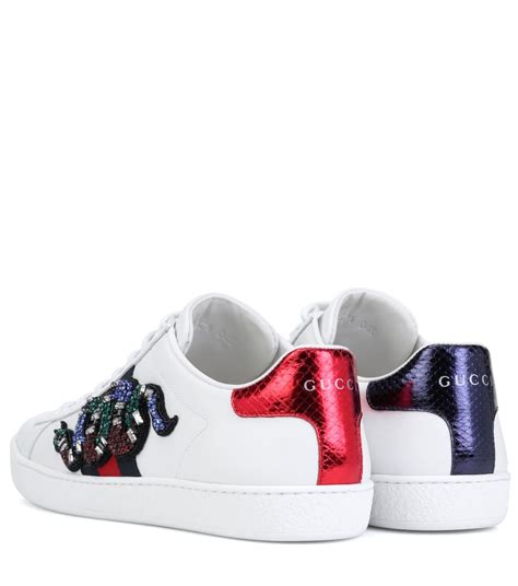 gucci ace crystal snake|gucci snakes sneakers.